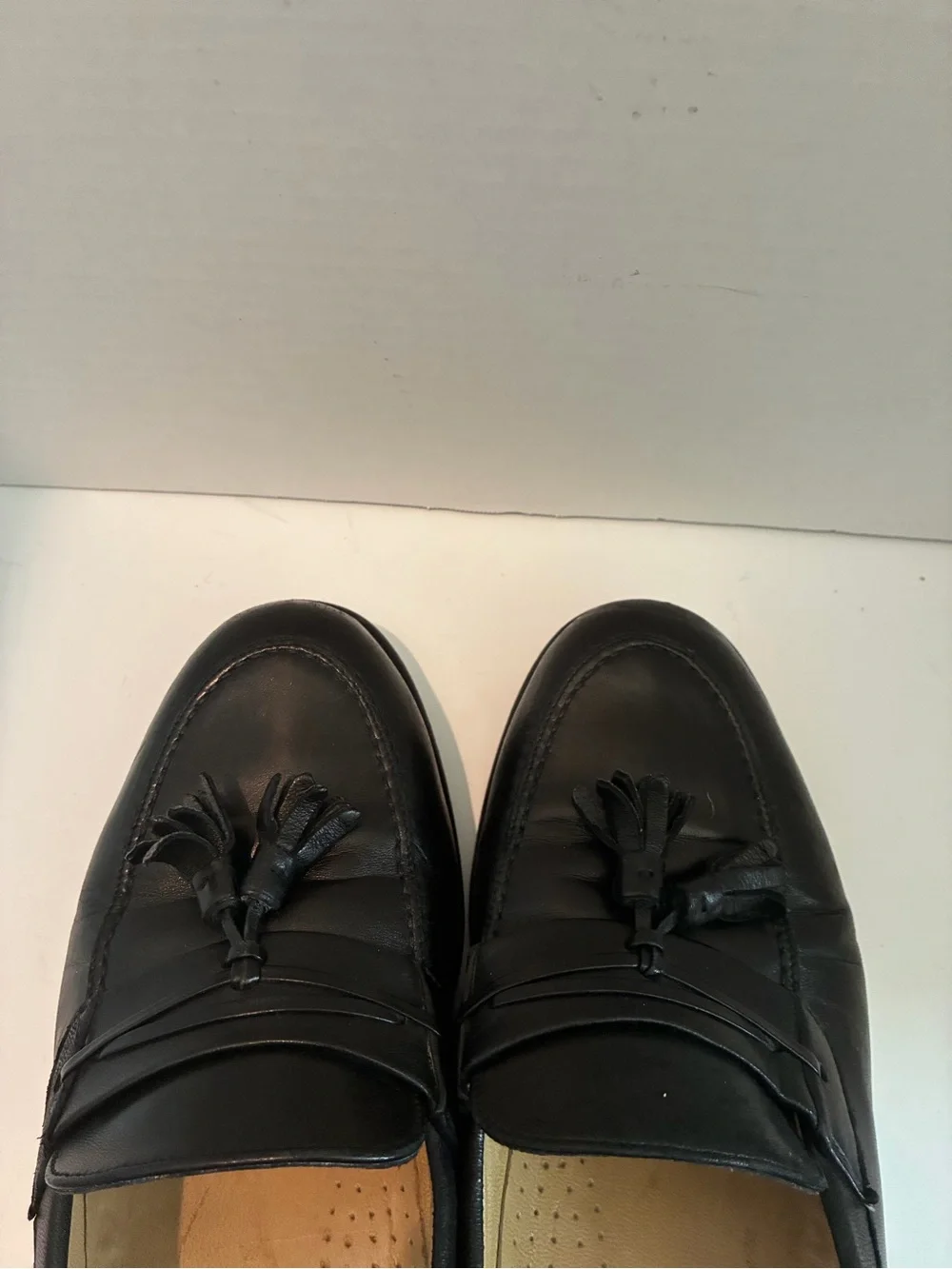 Bally Black Leather Tassel Penny Loafers - Men
